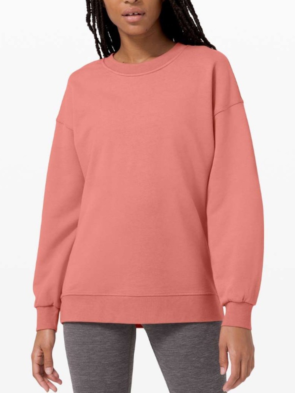 Lululemon Perfectly Oversized Crew Brier Rose Pullover